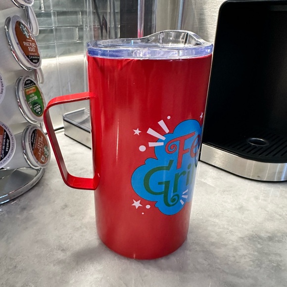 The Grinch “Feeling Grinchy” This is My Grinch Face Travel Mug - Picture 3 of 12